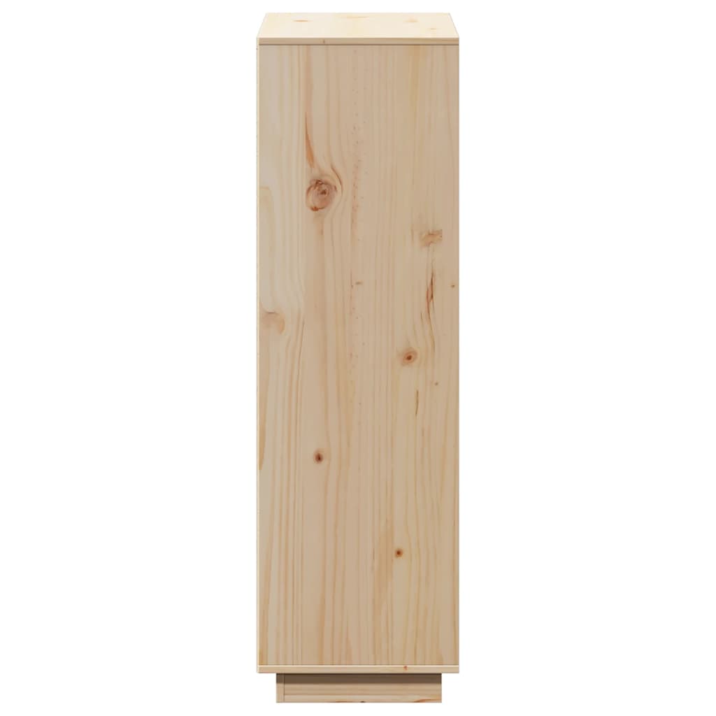 vidaXL Szafka, 74x35x117 cm, lite drewno sosnowe