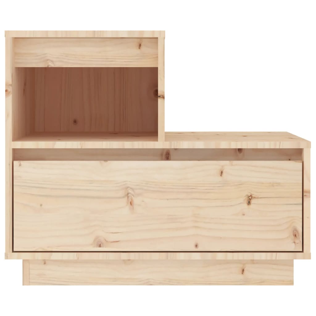 vidaXL Szafki nocne, 2 szt., 60x34x51 cm, lite drewno sosnowe