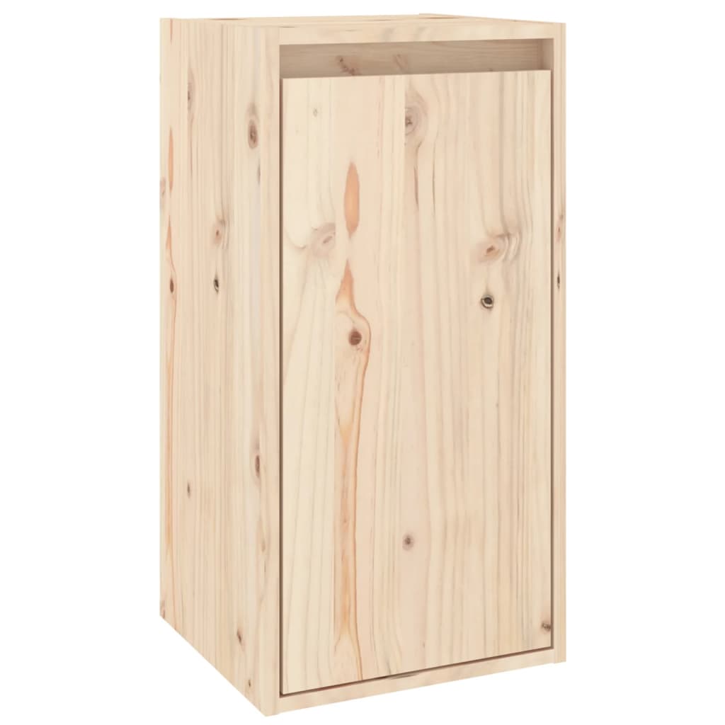 vidaXL Szafki pod TV, 3 szt., lite drewno sosnowe