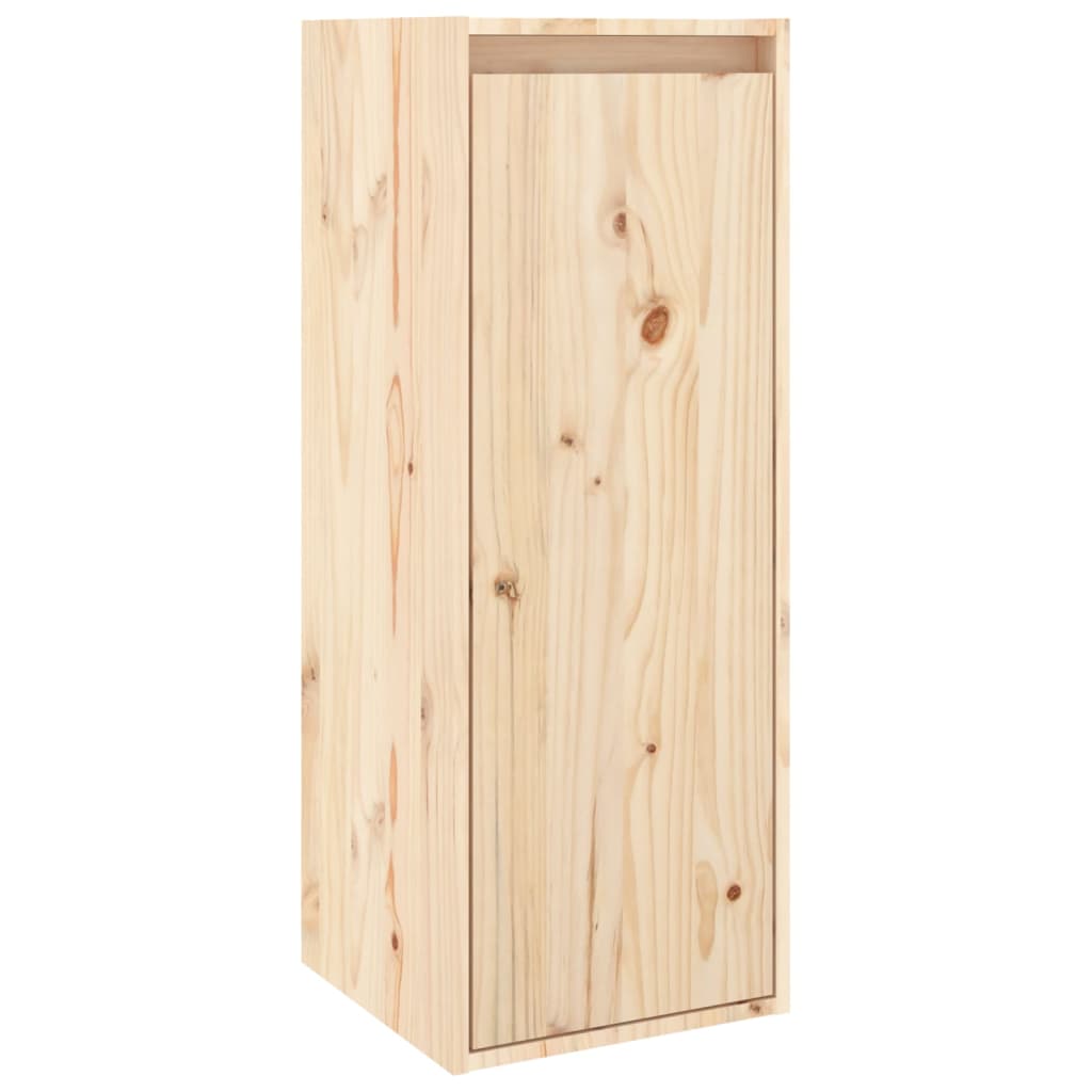 vidaXL Szafki pod TV, 3 szt., lite drewno sosnowe