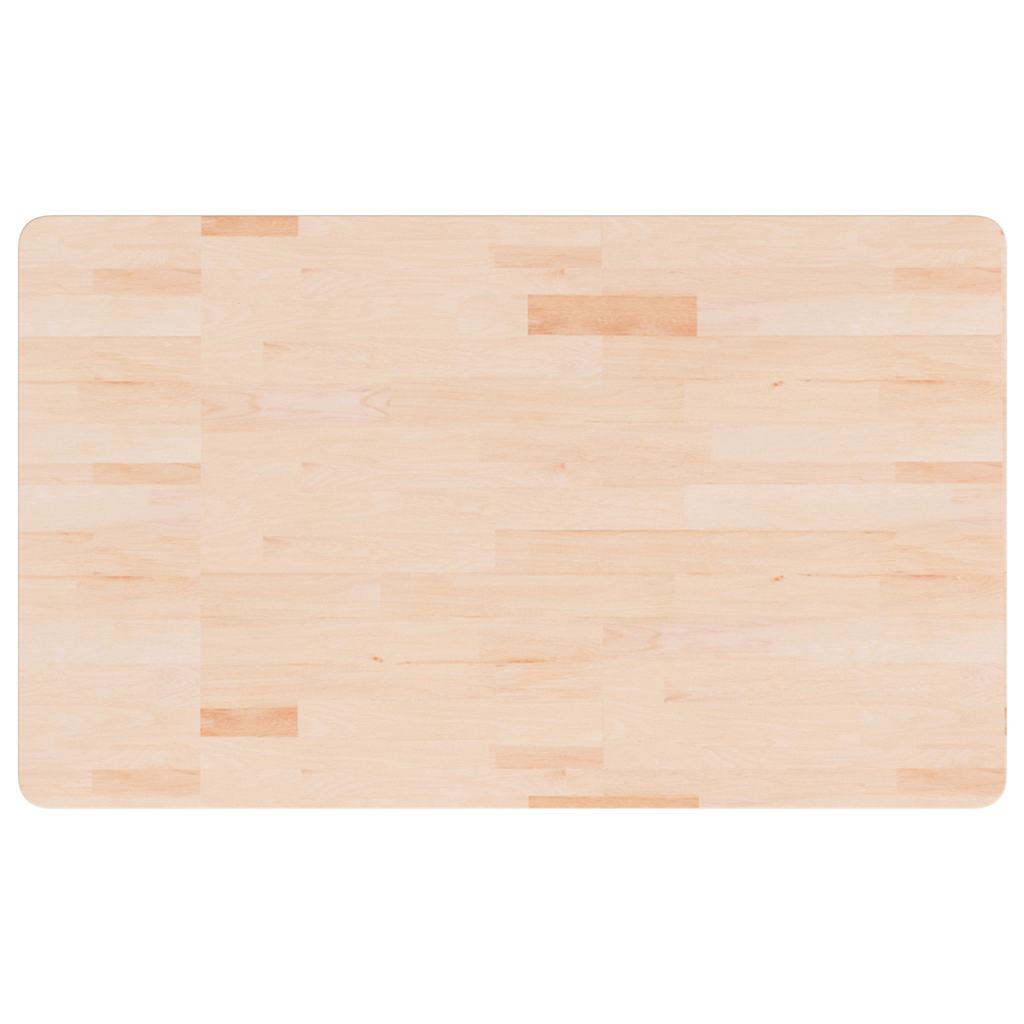vidaXL Blat do łazienki, 100x60x2,5 cm, surowe lite drewno