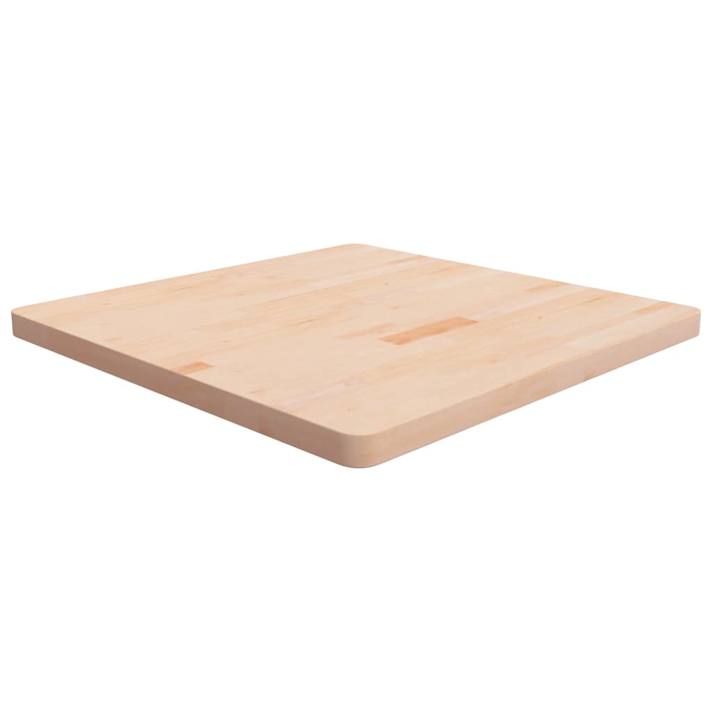 vidaXL Kwadratowy blat do stolika, 80x80x4 cm, surowe drewno dębowe