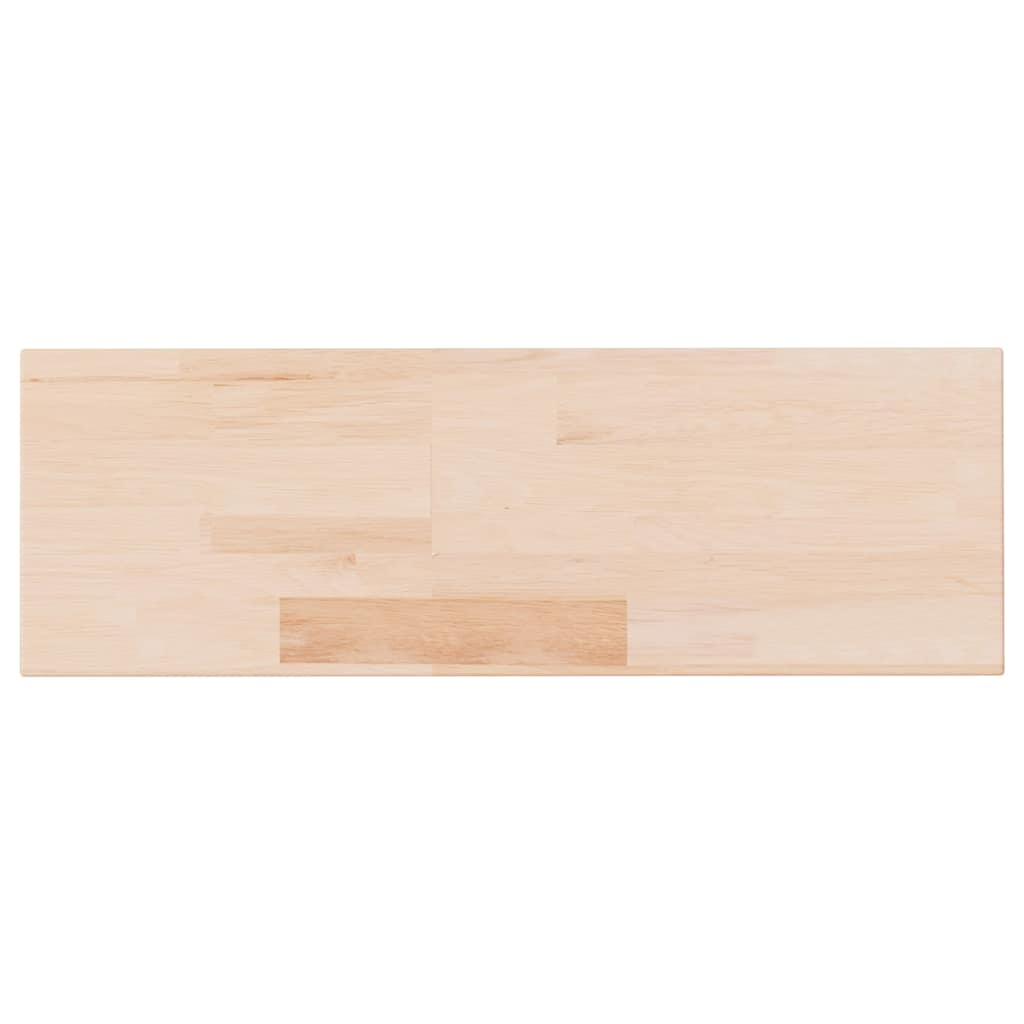 vidaXL Półka, 60x20x4 cm, surowe lite drewno dębowe