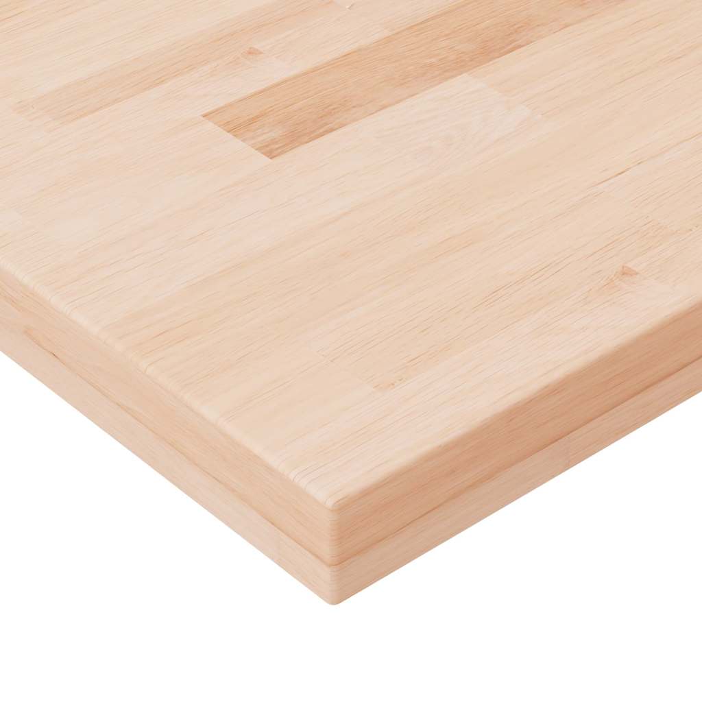 vidaXL Półka, 60x20x4 cm, surowe lite drewno dębowe
