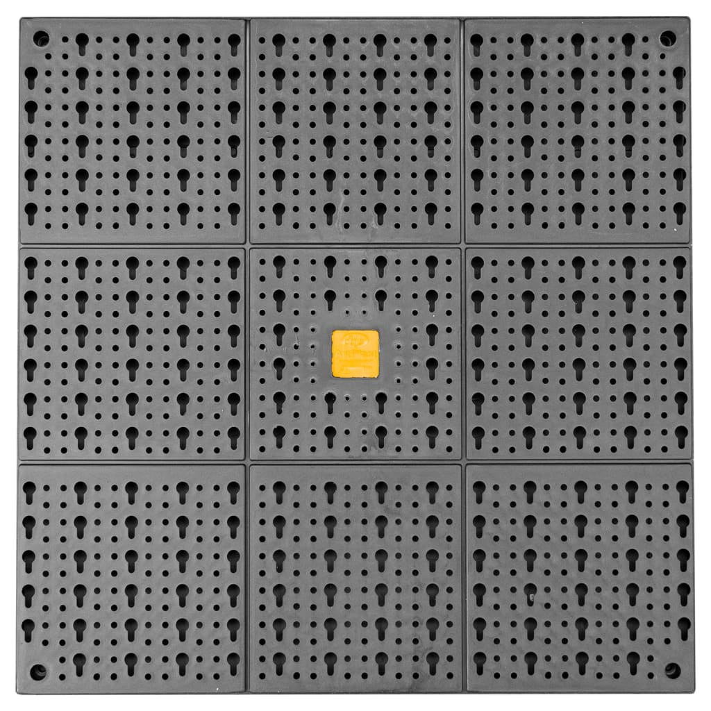 vidaXL Ścianka narzędziowa, 500x1000 mm, 50 haczyków, PP