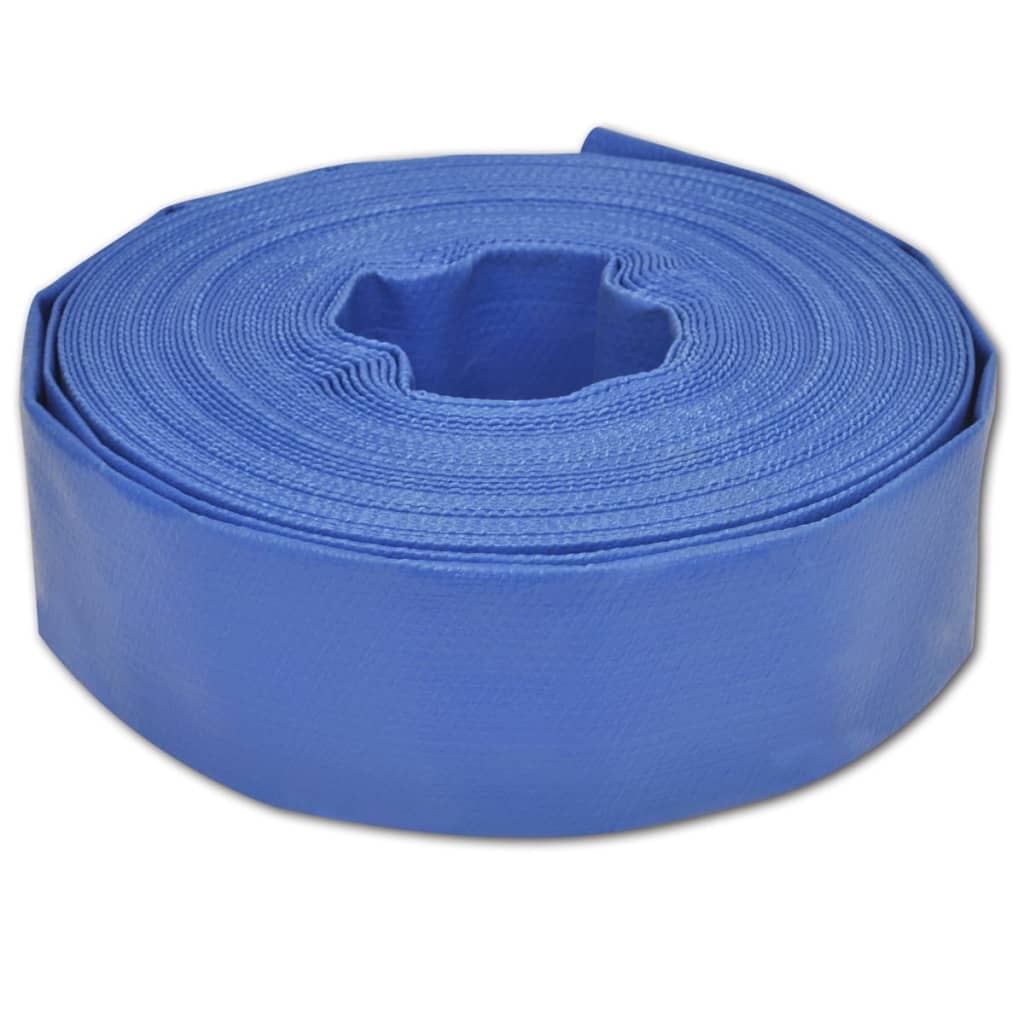 vidaXL Wąż płaski, 50 m, 3", PVC