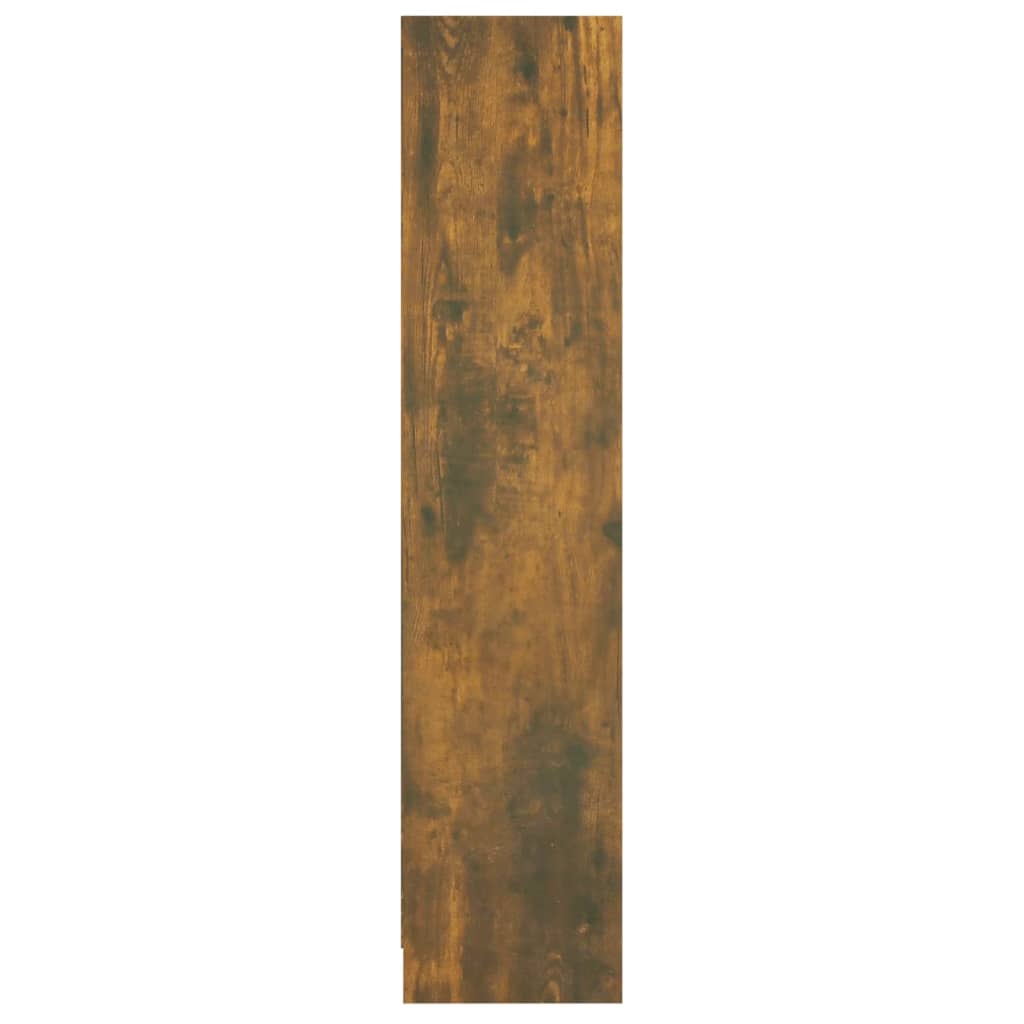 vidaXL Szafka na książki, przydymiony dąb, 60x24x109 cm