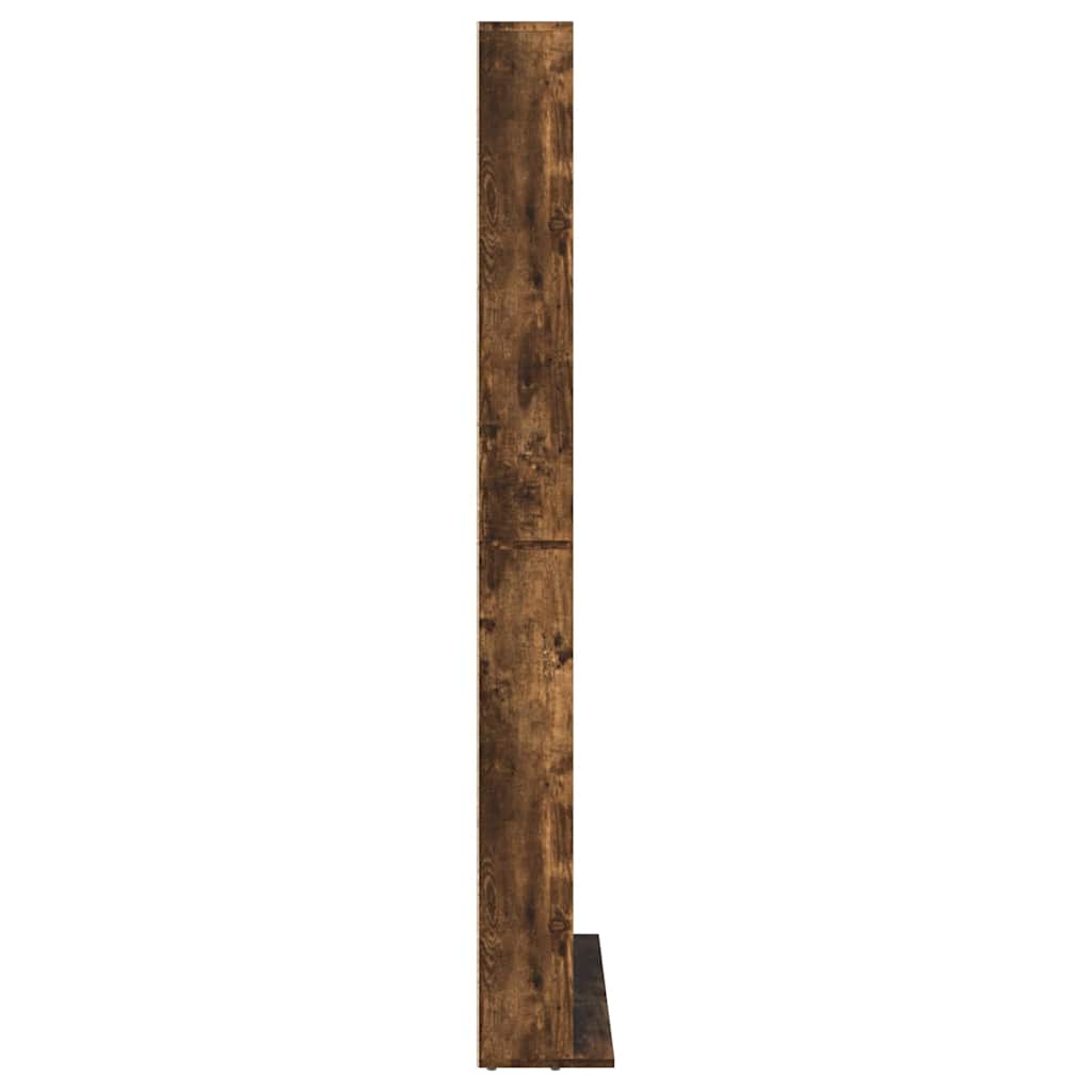 vidaXL Szafka na płyty CD, przydymiony dąb, 102x23x177,5 cm