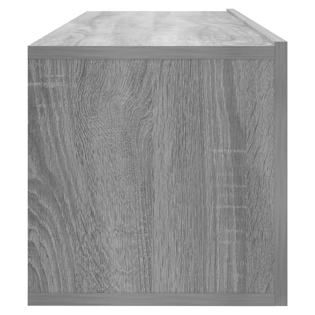 vidaXL Ścienna szafka pod telewizor, dąb sonoma, 100x30x30 cm