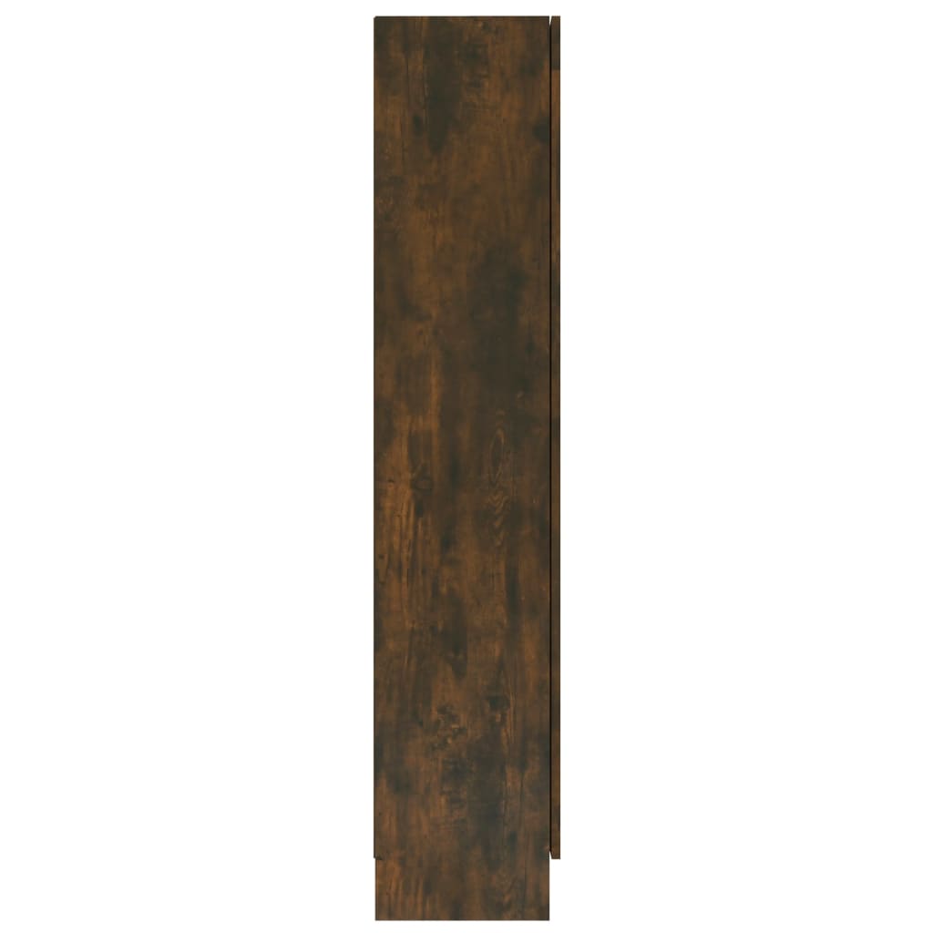 vidaXL Witryna, przydymiony dąb, 82,5 x 30,5 x 150 cm