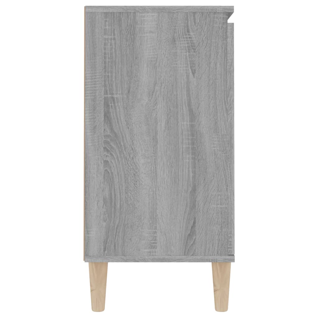 vidaXL Szafka, szary dąb sonoma, 101x35x70 cm, materiał drewnopochodny