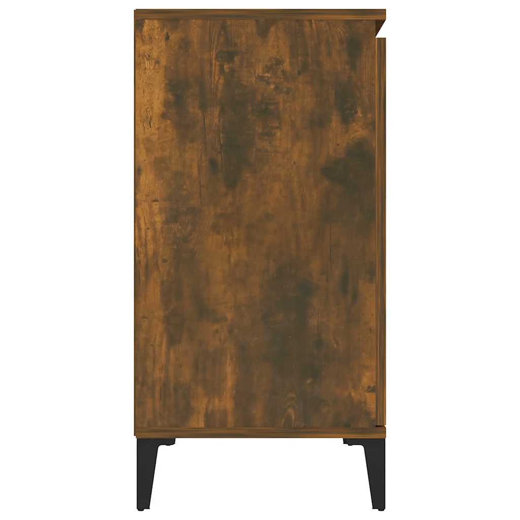 vidaXL Szafka, przydymiony dąb, 102x35x70 cm