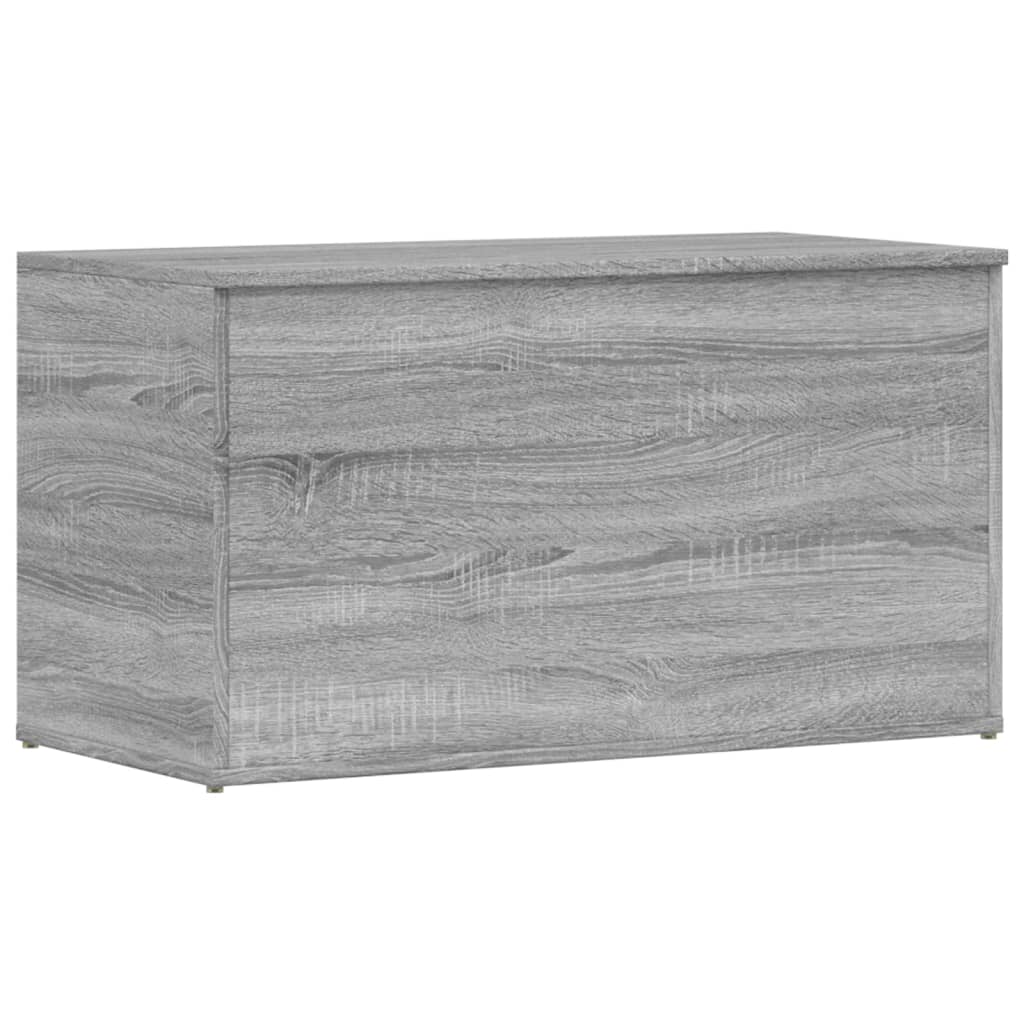 vidaXL Skrzynia, szary dąb sonoma 84x42x46 cm, materiał drewnopochodny