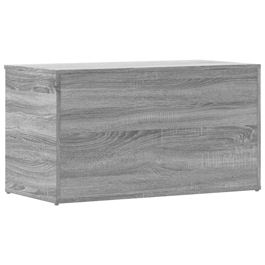 vidaXL Skrzynia, szary dąb sonoma 84x42x46 cm, materiał drewnopochodny