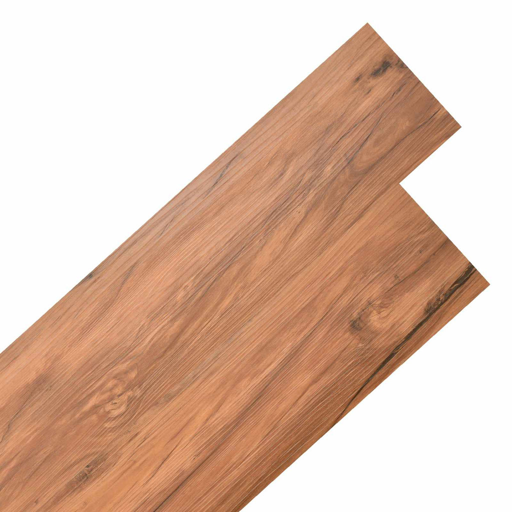 vidaXL Deski podłogowe 18 pcs Naturalny 2,51 m² PVC