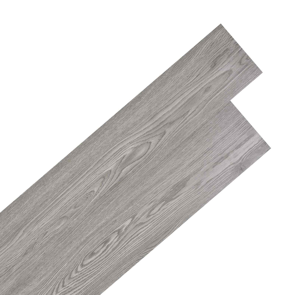 vidaXL Deski podłogowe 18 pcs Ciemnoszary 2,51 m² PVC