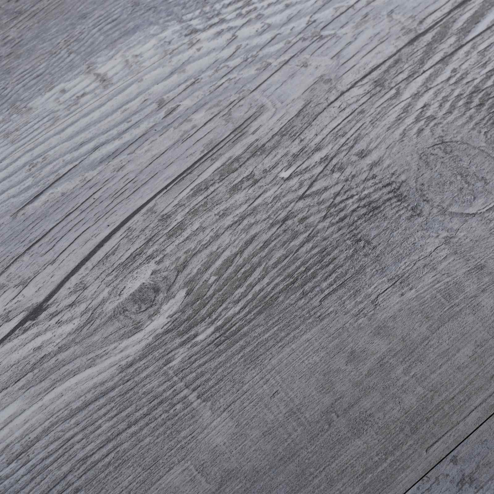 vidaXL Deski podłogowe 2,51 m² 18 pcs PVC Matowe drewno szare