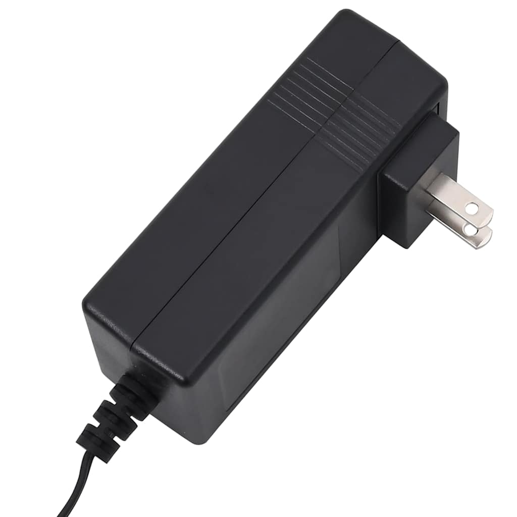 vidaXL Elektryczny fotel masujący, czarny, tkanina