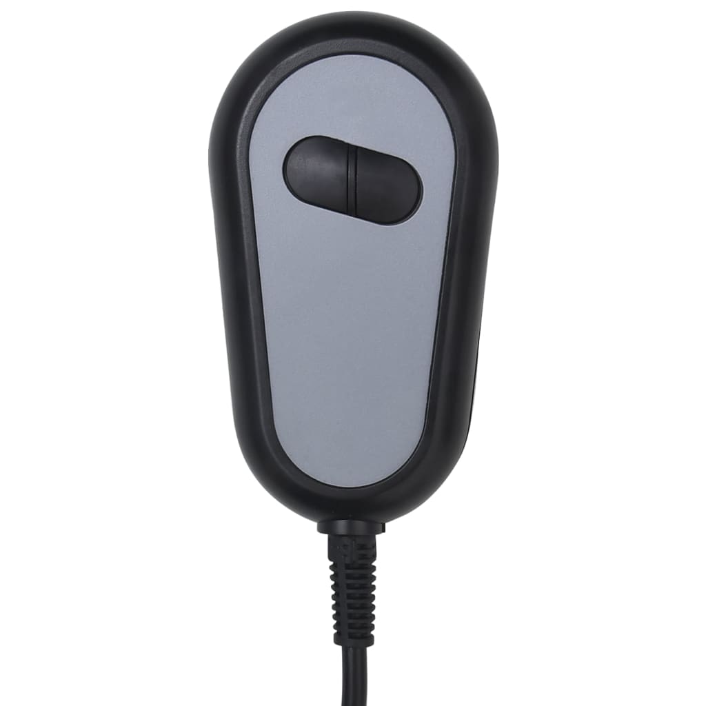 vidaXL Elektryczny fotel masujący, taupe, tkanina