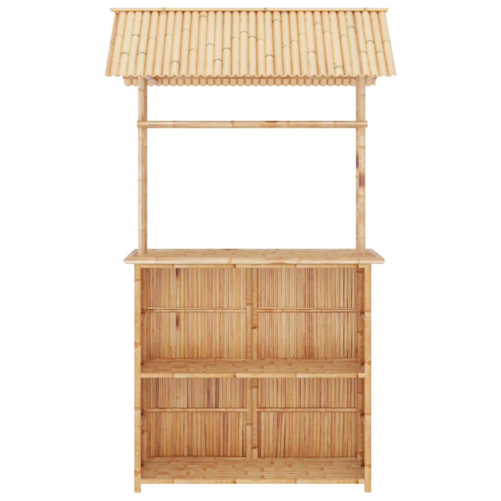vidaXL 3-cz. zestaw mebli barowych, bambus