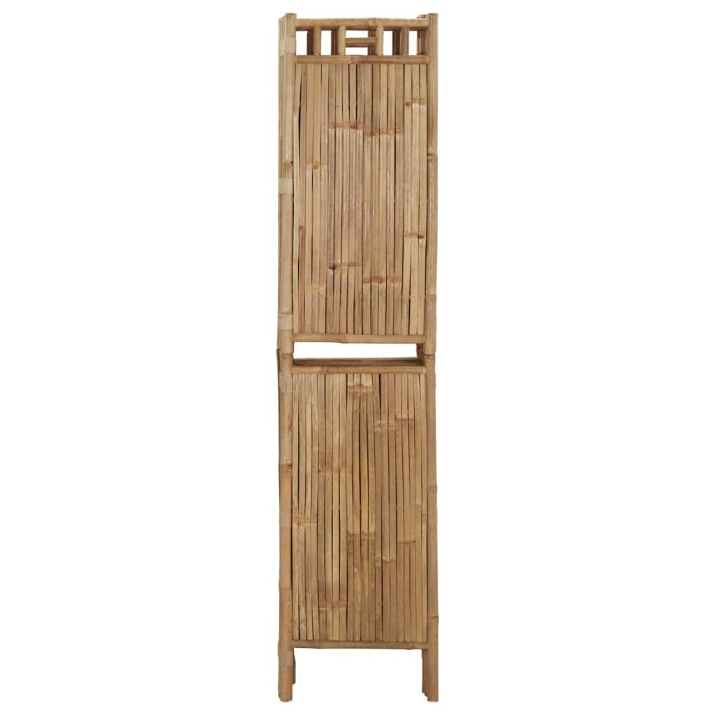 vidaXL Parawan 5-panelowy, bambusowy, 200 x 180 cm