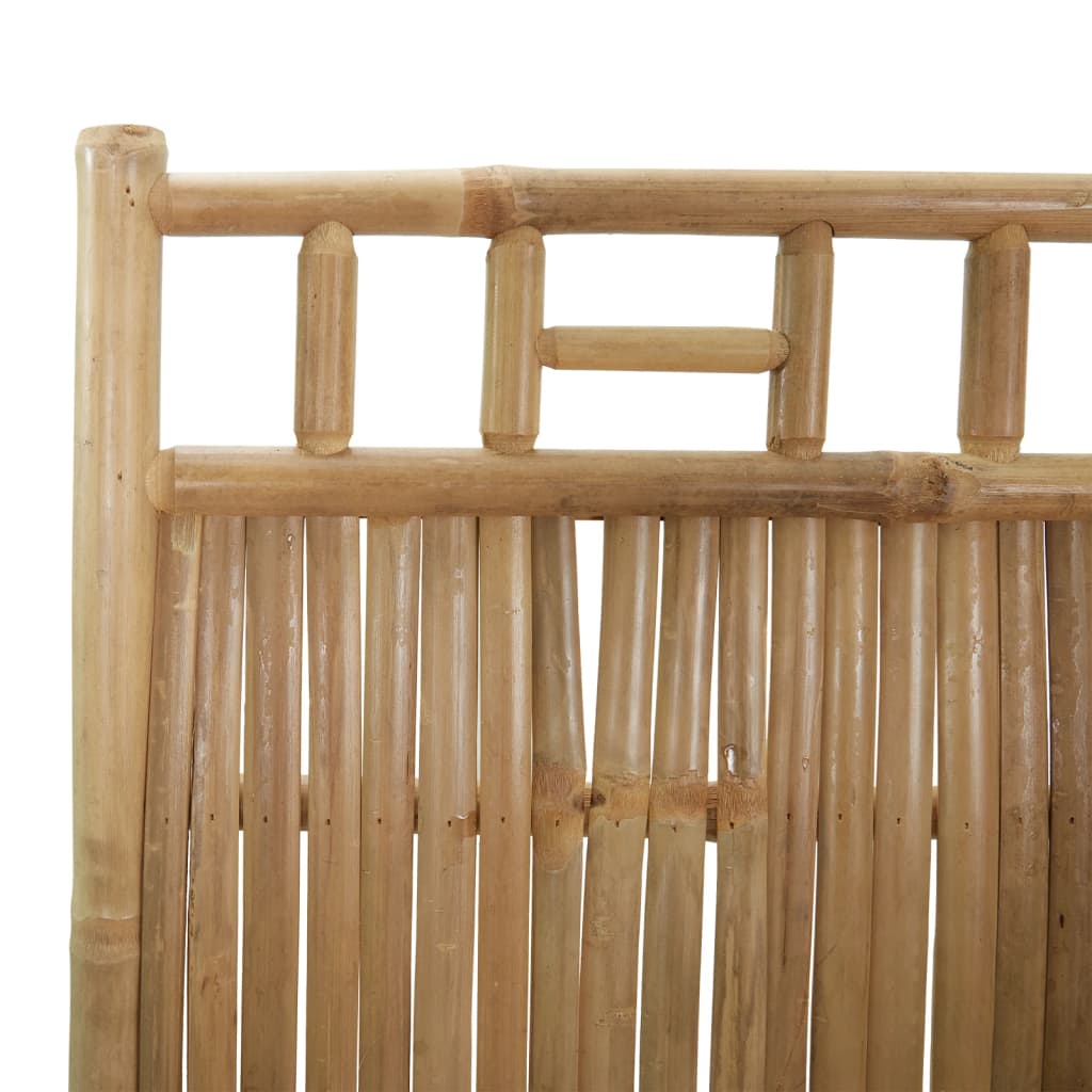 vidaXL Parawan 5-panelowy, bambusowy, 200 x 180 cm