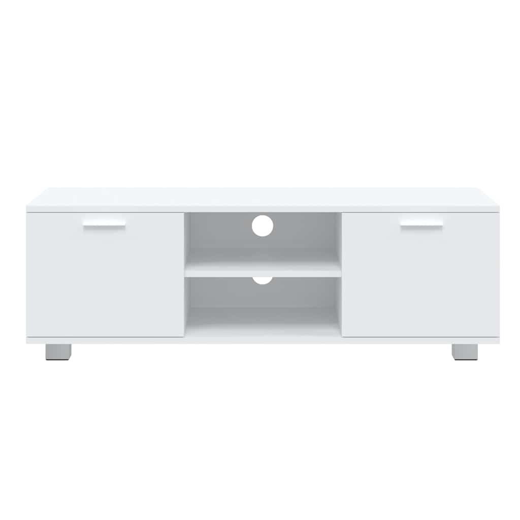 vidaXL Szafka pod TV, biały, 120x40,5x35 cm, materiał drewnopochodny