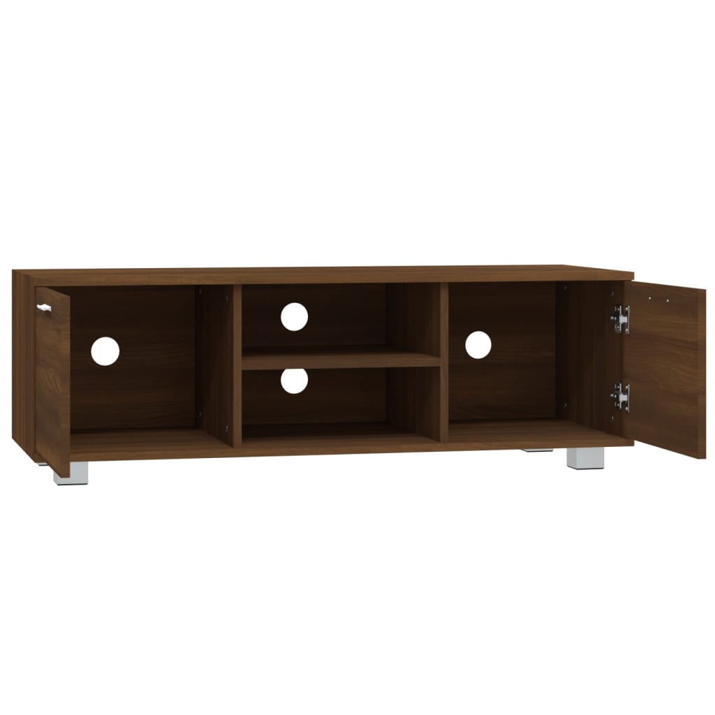 vidaXL Szafka pod telewizor, brązowy dąb, 120x40,5x35 cm