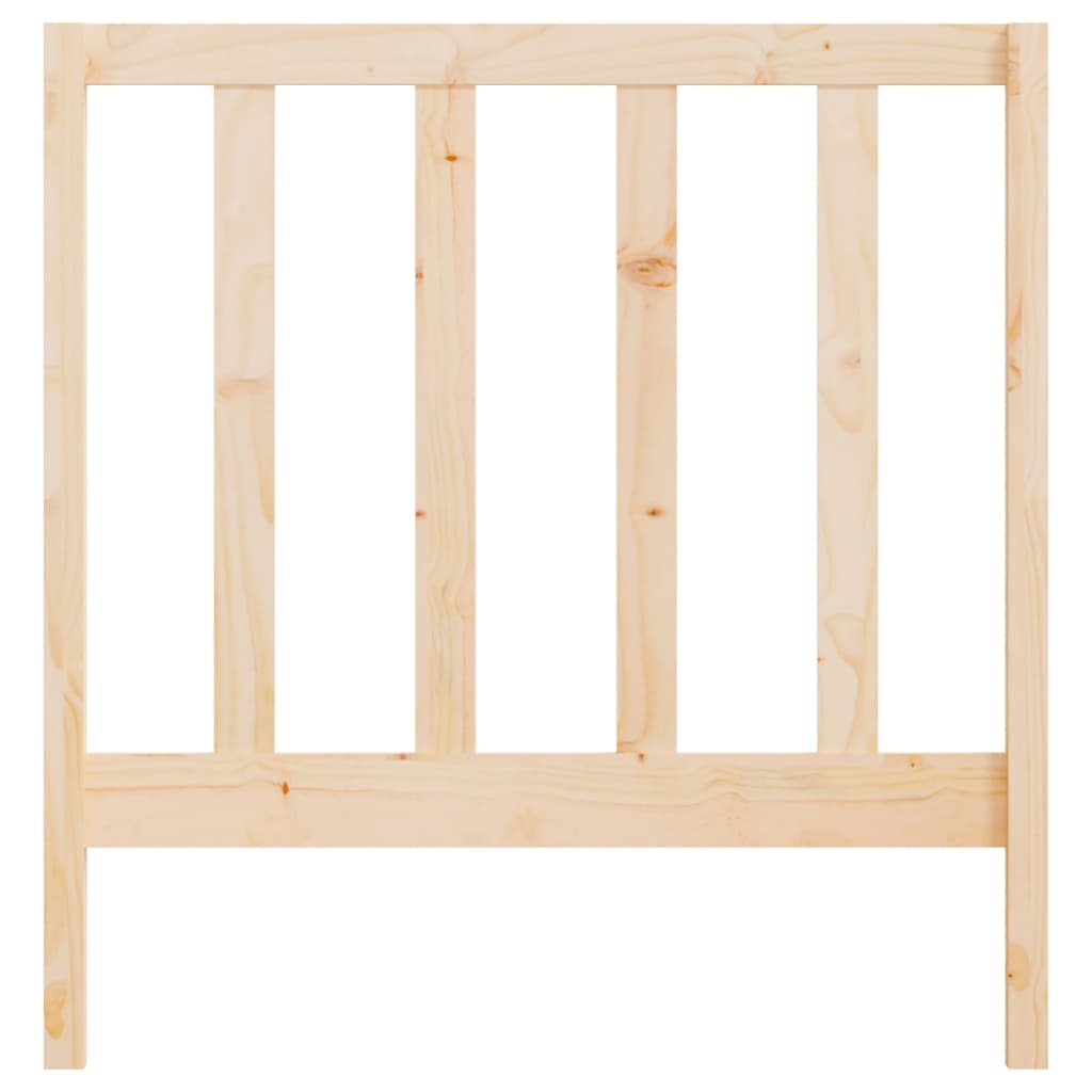vidaXL Wezgłowie łóżka, 81x4x100 cm, lite drewno sosnowe