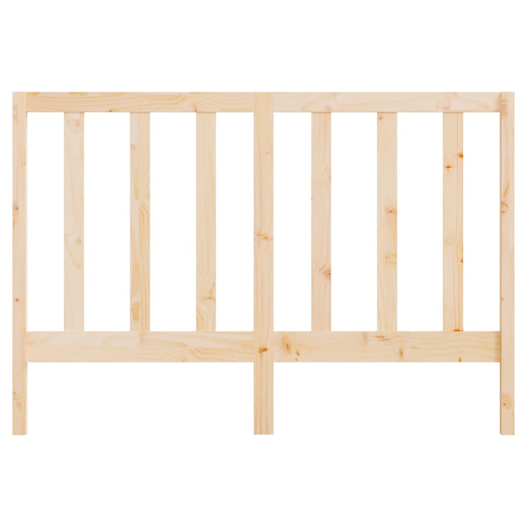 vidaXL Wezgłowie łóżka, 141x4x100 cm, lite drewno sosnowe