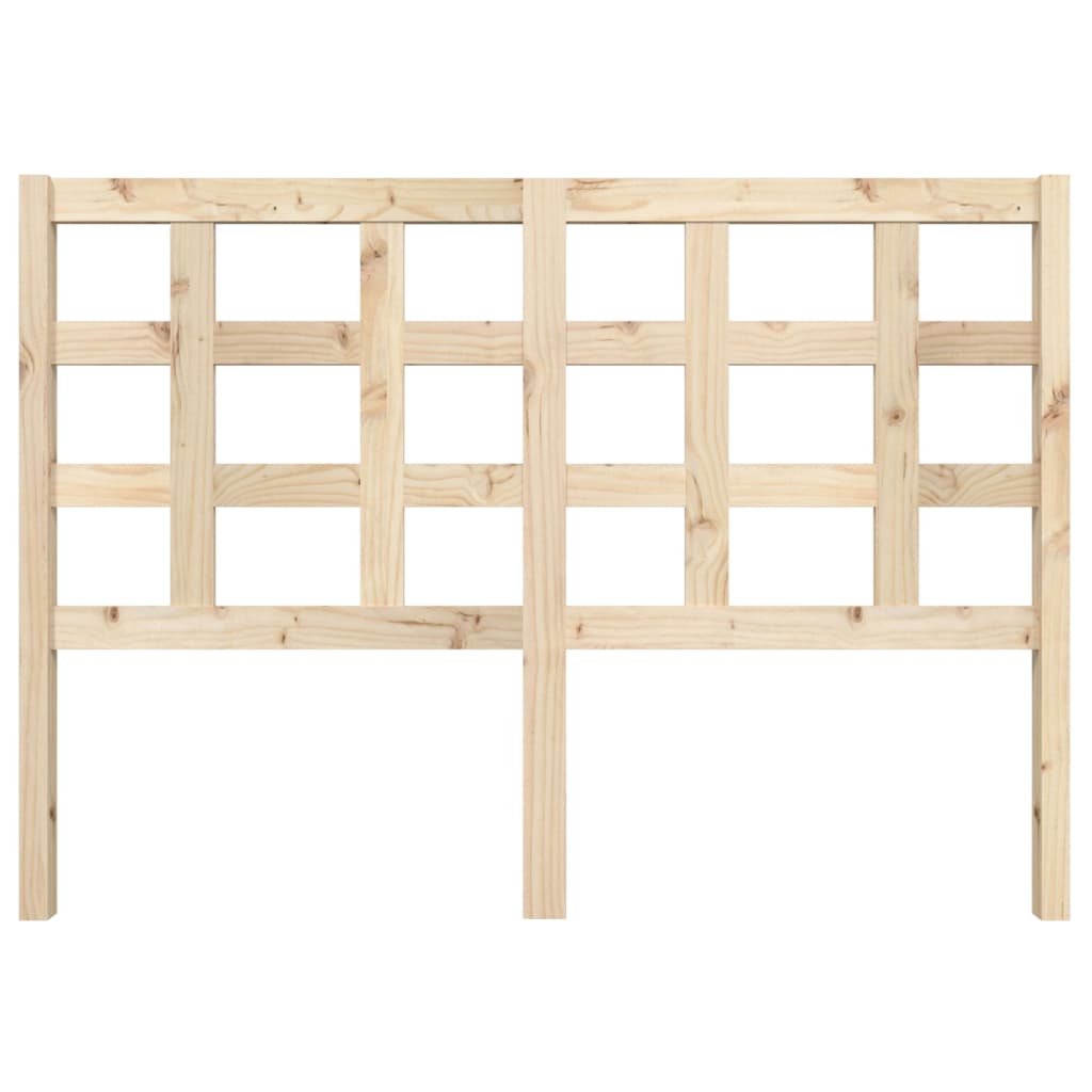 vidaXL Wezgłowie łóżka, 140,5x4x100 cm, lite drewno sosnowe