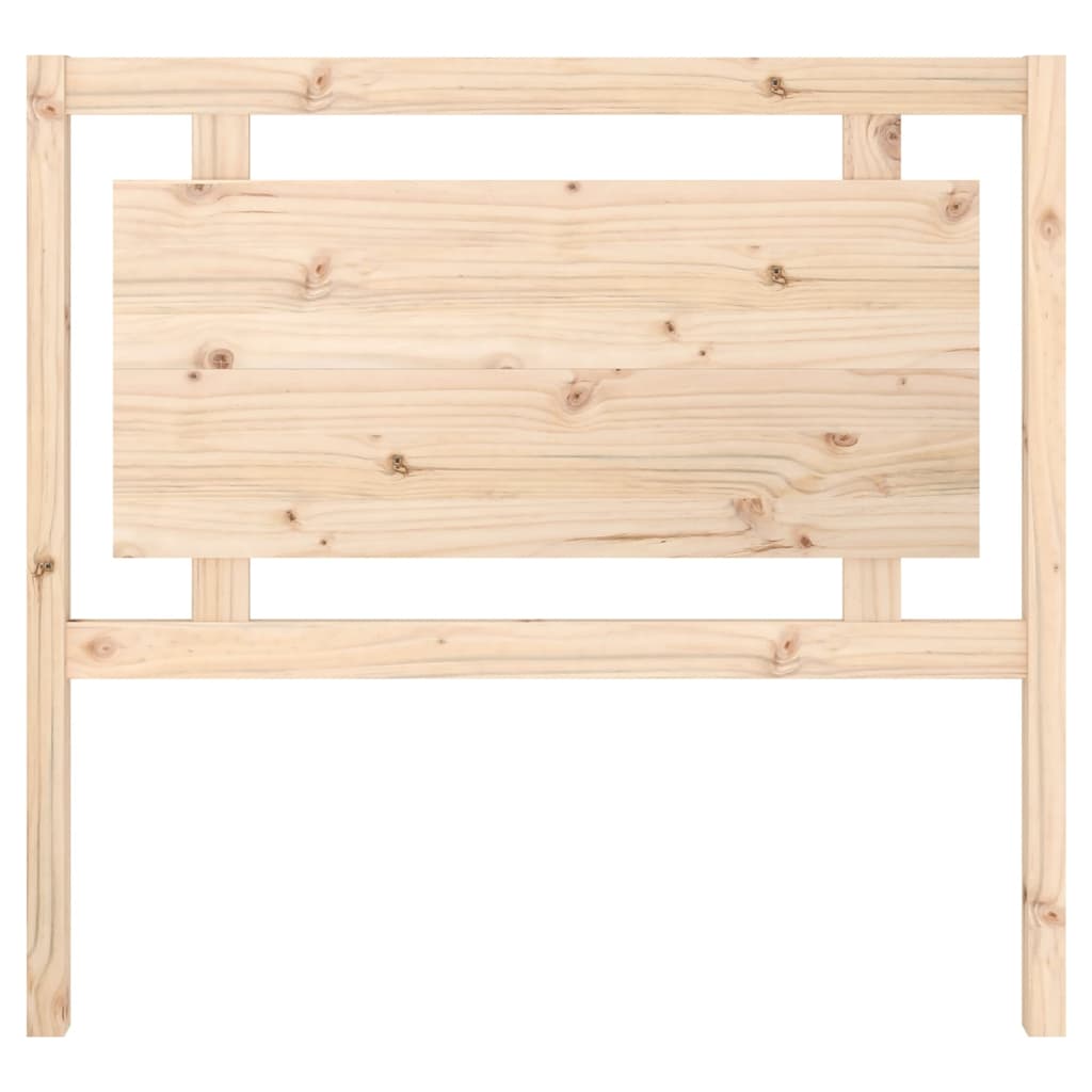vidaXL Wezgłowie łóżka, 105,5x4x100 cm, lite drewno sosnowe