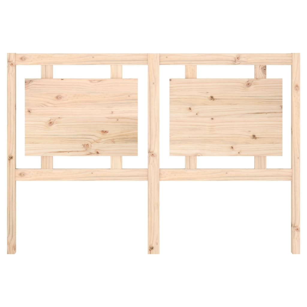 vidaXL Wezgłowie łóżka, 145,5x4x100 cm, lite drewno sosnowe