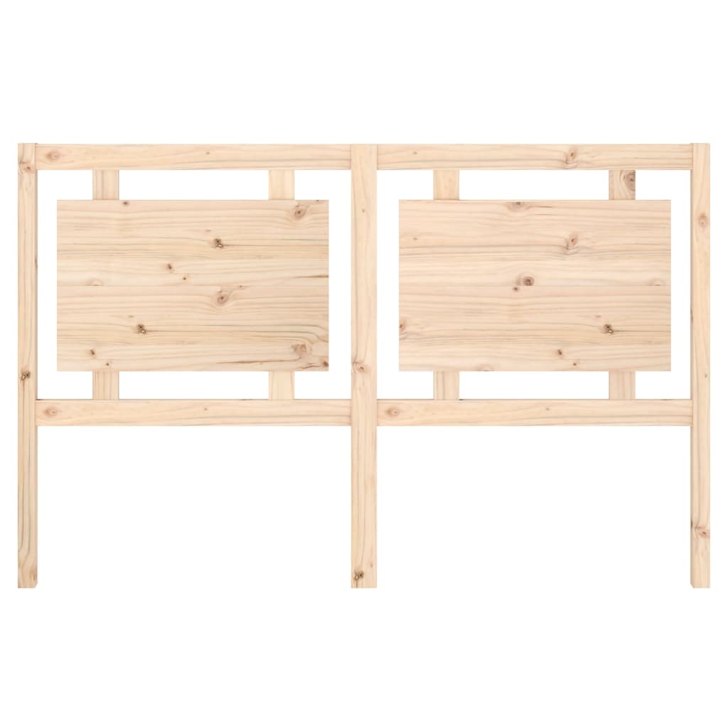 vidaXL Wezgłowie łóżka, 155,5x4x100 cm, lite drewno sosnowe