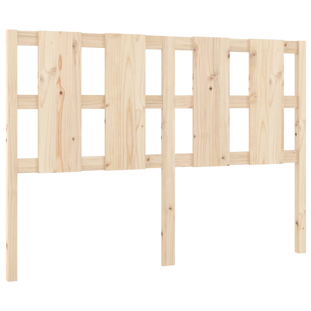 vidaXL Wezgłowie łóżka, 140,5x4x100 cm, lite drewno sosnowe