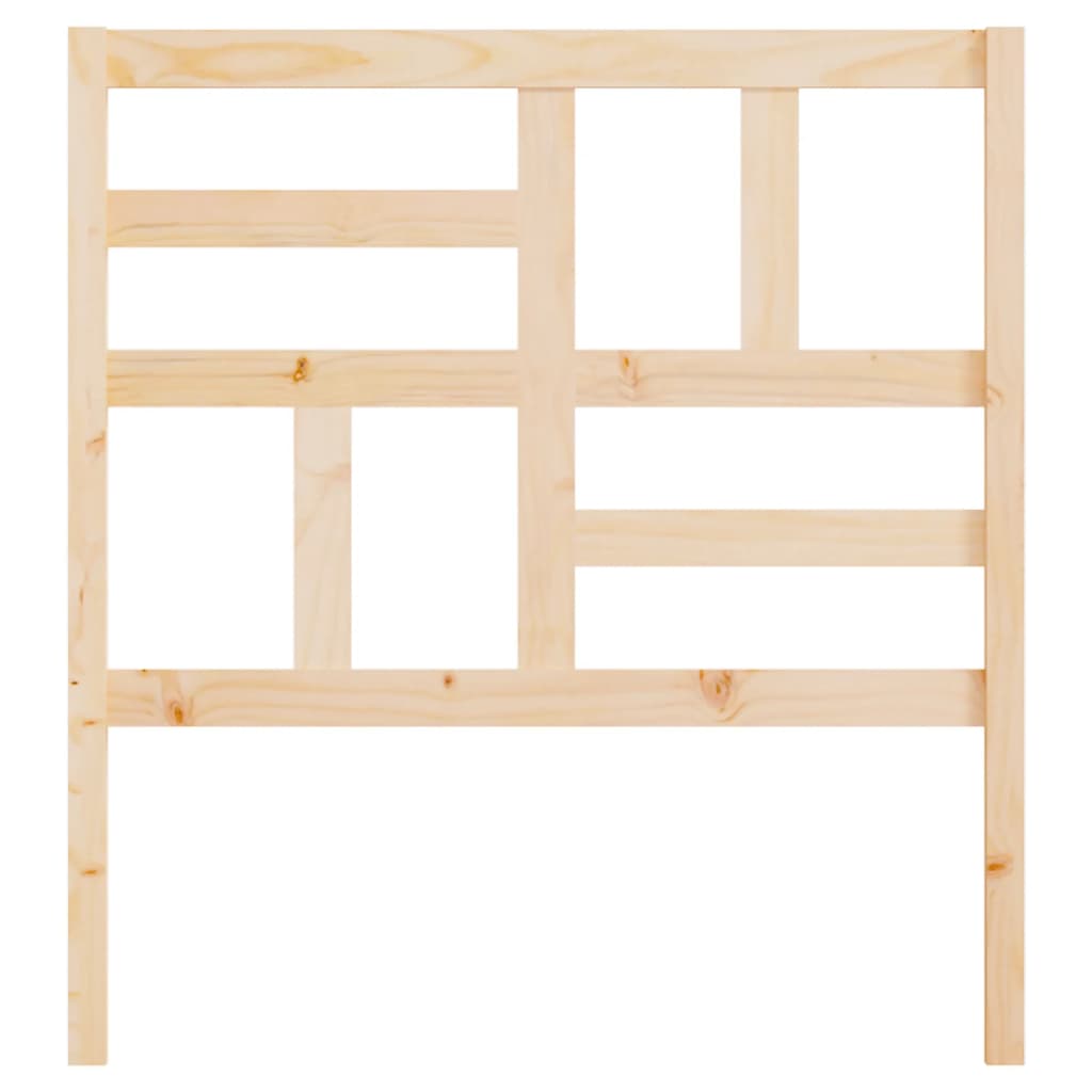 vidaXL Wezgłowie łóżka, 81x4x104 cm, lite drewno sosnowe