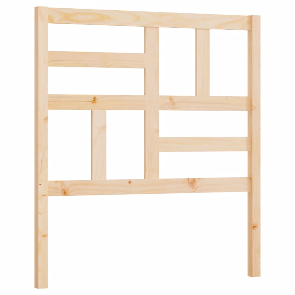 vidaXL Wezgłowie łóżka, 96x4x104 cm, lite drewno sosnowe