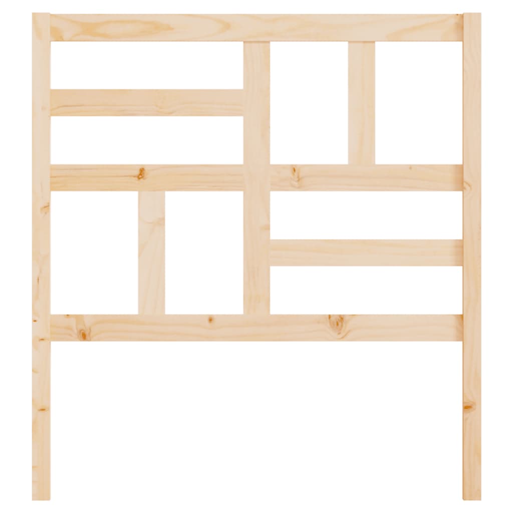 vidaXL Wezgłowie łóżka, 96x4x104 cm, lite drewno sosnowe