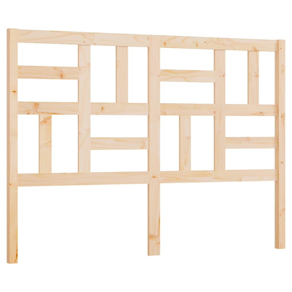 vidaXL Wezgłowie łóżka, 146x4x104 cm, lite drewno sosnowe