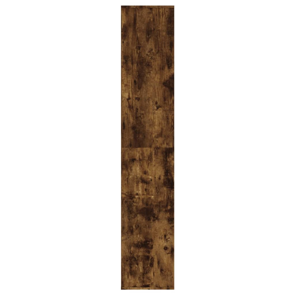 vidaXL Stojak na buty, przydymiony dąb, 54x34x183 cm