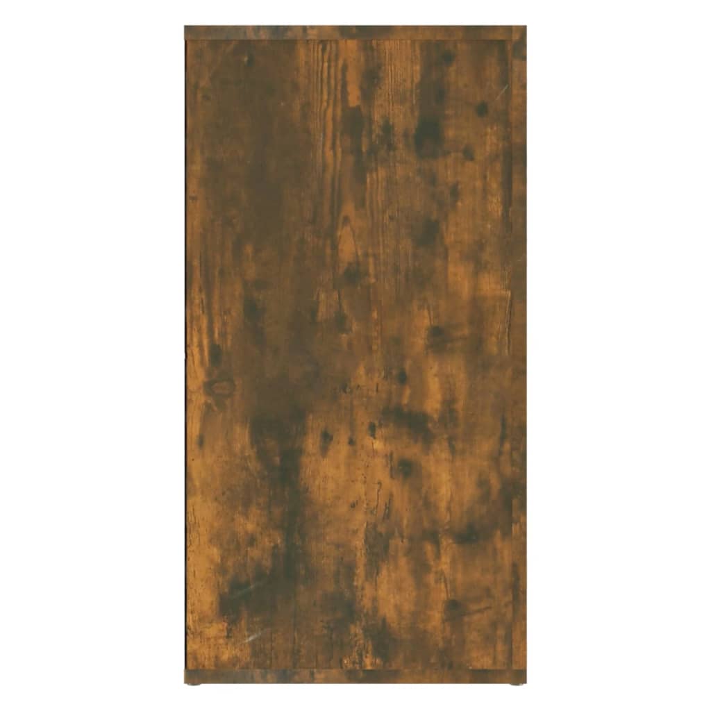 vidaXL Komoda, przydymiony dąb, 120x36x69 cm, materiał drewnopochodny