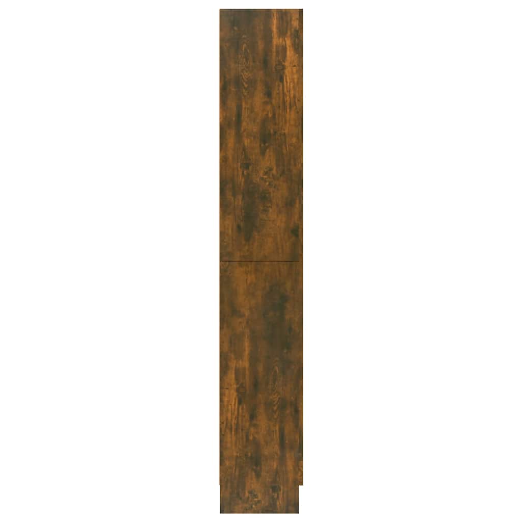 vidaXL Witryna, przydymiony dąb, 82,5x30,5x185 cm
