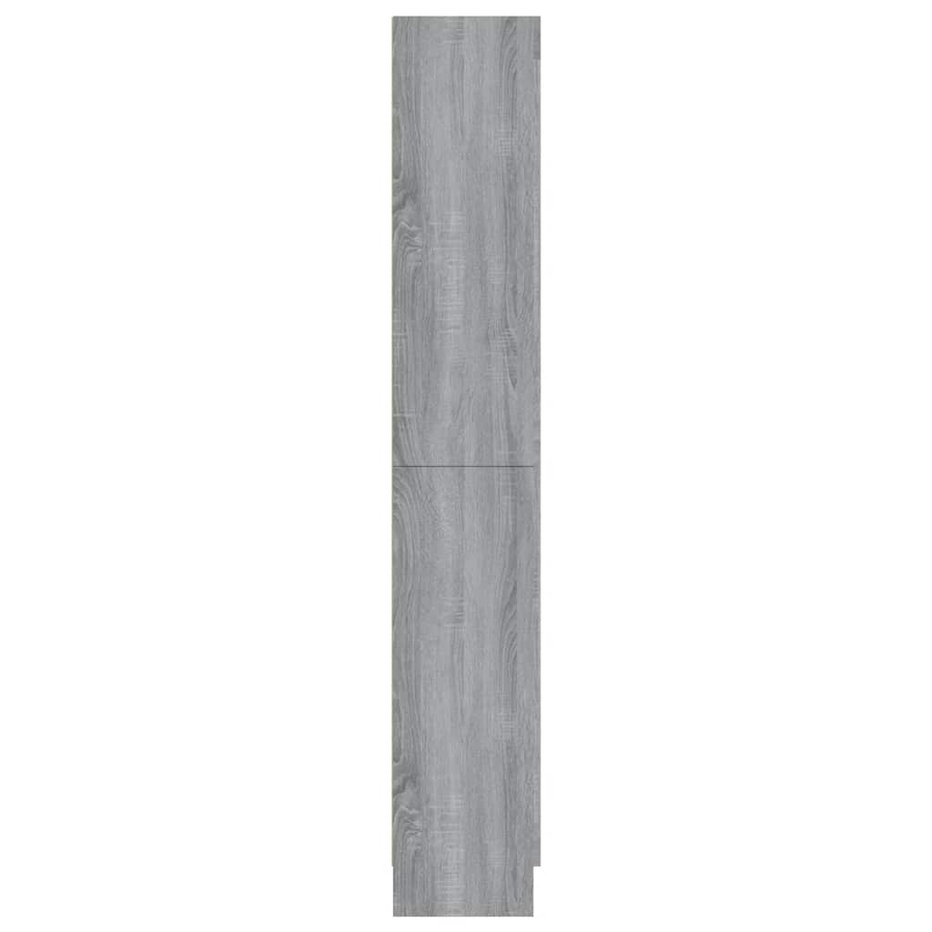 vidaXL Witryna, szary dąb sonoma, 82,5x30,5x185 cm
