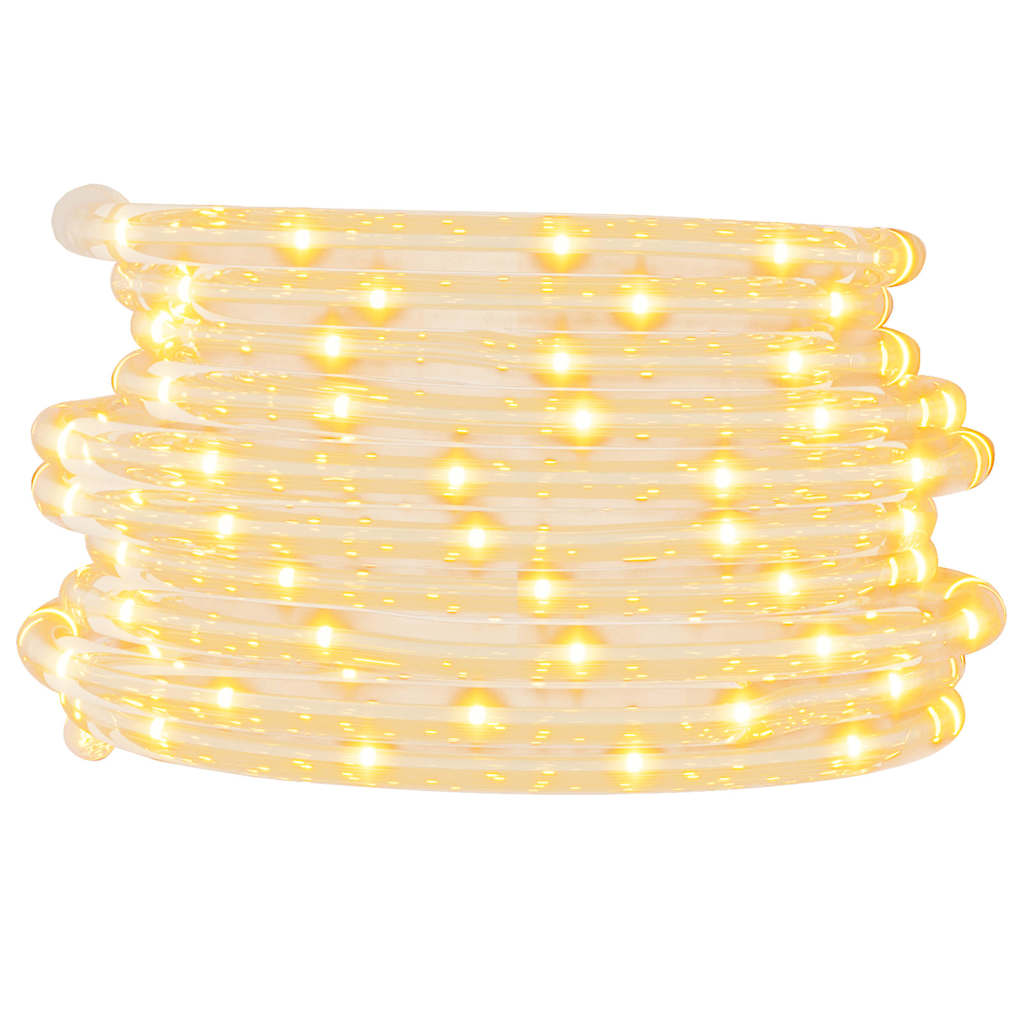 vidaXL Wąż świetlny, 120 LED, ciepła biel, 5 m, PVC