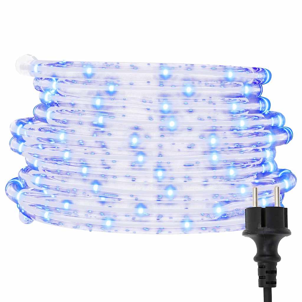 vidaXL Wąż świetlny, 240 LED, zimna biel, 10 m, PVC