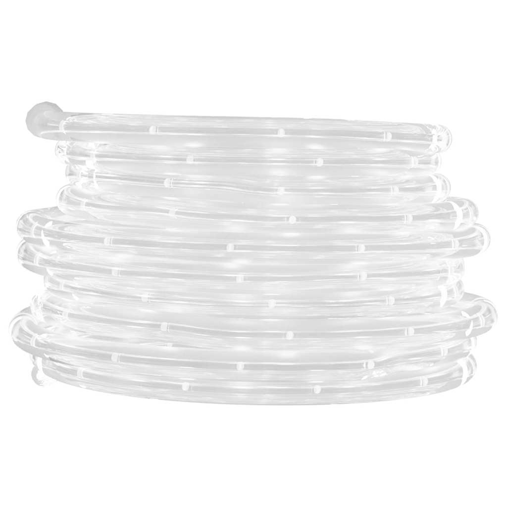 vidaXL Wąż świetlny, 240 LED, zimna biel, 10 m, PVC