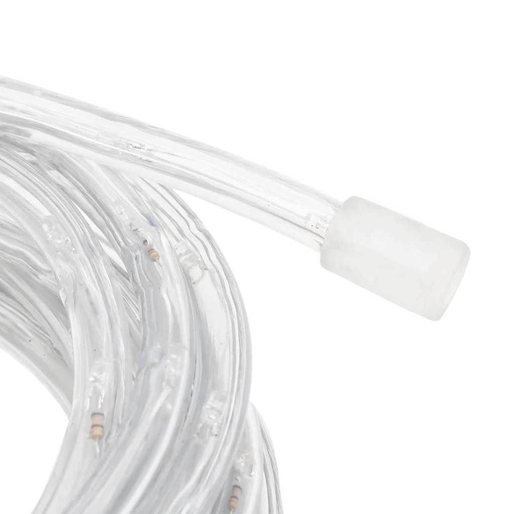 vidaXL Wąż świetlny, 240 LED, zimna biel, 10 m, PVC
