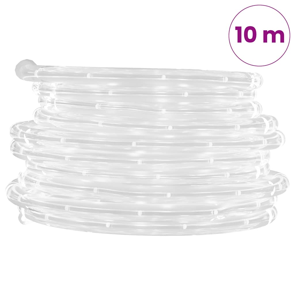 vidaXL Wąż świetlny, 240 LED, zimna biel, 10 m, PVC