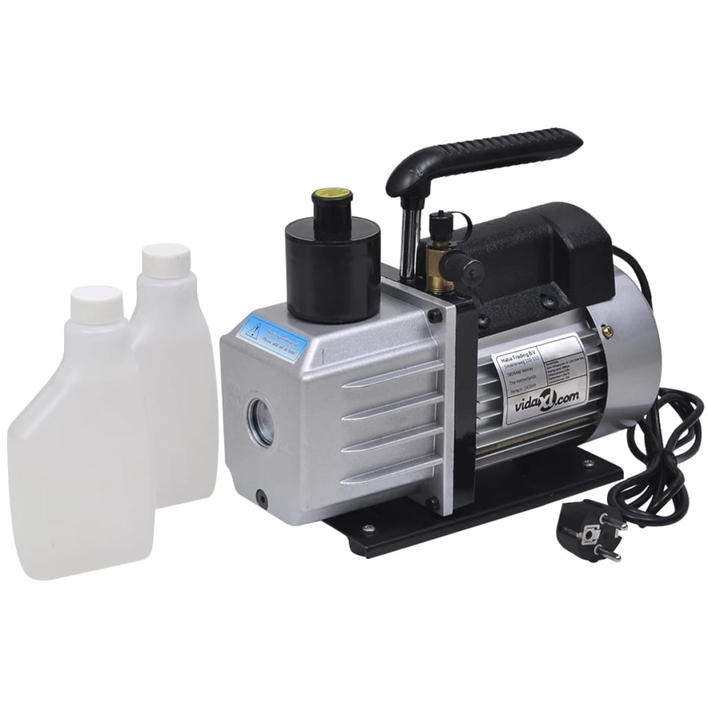 vidaXL Komora próżniowa z pompą dwustopniową, 3,7 L