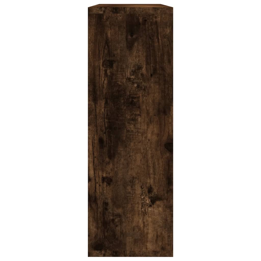 vidaXL Półka ścienna, przydymiony dąb, 104x20x58,5 cm